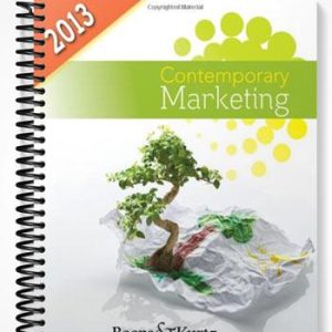 Test Bank for Contemporary Marketing 2013 Update 15th Edition by Boone
