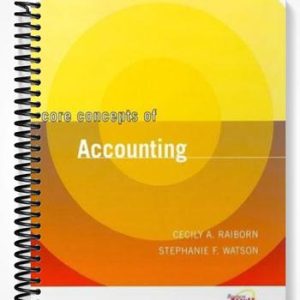 Test Bank for Core Concepts Version of Survey of Accounting 1st Edition by Raiborn