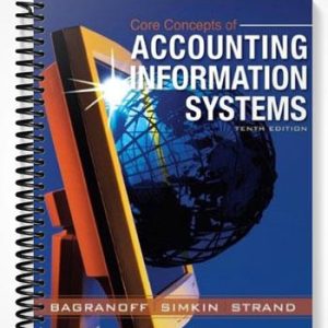 Test Bank for Core Concepts of Accounting Information Systems 10th Edition by Bagranoff
