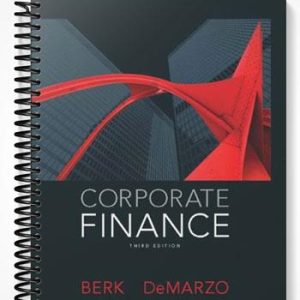 Test Bank for Corporate Finance 3rd Edition by Berk