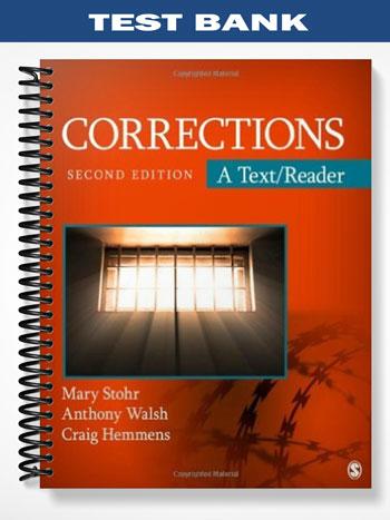 Test Bank for Corrections 2nd Edition by Stohr