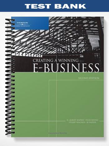 Test Bank for Creating a Winning E-Business 2nd Edition by Napier