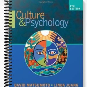 Test Bank for Culture and Psychology 4th Edition by Matsumoto