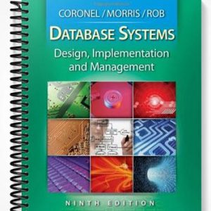 Test Bank for Database Systems Design Implementation and Management 9th Edition by Coronel