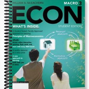 Test Bank for ECON Macro 3 3rd Edition by McEachern