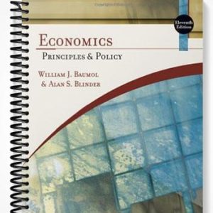 Test Bank for Economics Principles and Policy 11th Edition by Baumol