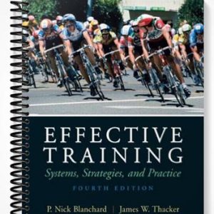 Test Bank for Effective Training 4th Edition by Blanchard