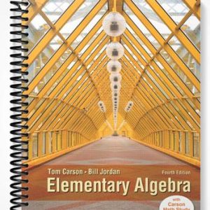Test Bank for Elementary Algebra 4th Edition by Carson