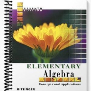 Test Bank for Elementary Algebra Concepts and Applications 7th Edition by Bittinger