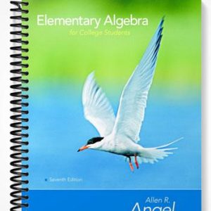 Test Bank for Elementary Algebra for College Students 7th Edition by Angel