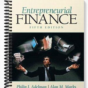 Test Bank for Entrepreneurial Finance 5th Edition by Adelman