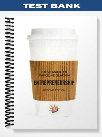 Test Bank for Entrepreneurship Starting and Operating a Small Business (with Business Plan Pro) 2nd Edition by Mariotti