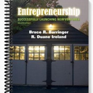 Test Bank for Entrepreneurship Successfully Launching New Ventures 2nd Edition by Barringer