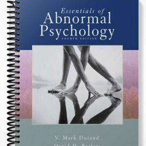 Test Bank for Essentials of Abnormal Psychology 4th Edition by Durand