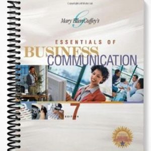 Test Bank for Essentials of Business Communication 7th Edition by Mary Ellen Guffey