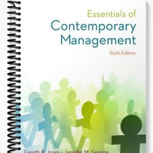 Test Bank for Essentials of Contemporary Management 6th Edition by Jones
