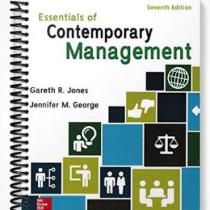 Test Bank for Essentials of Contemporary Management 7th Edition by Jones