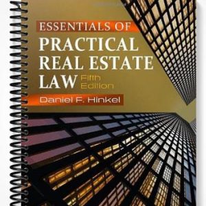 Test Bank for Essentials of Practical Real Estate Law 5th Edition by Hinkel