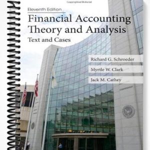 Test Bank for Financial Accounting Theory and Analysis Text and Cases 11th Edition by Schroeder