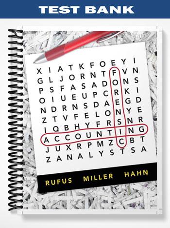 Test Bank for Forensic Accounting 1st Edition by Rufus