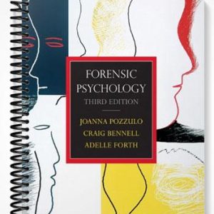 Test Bank for Forensic Psychology Third Edition 3rd Edition by Pozzulo