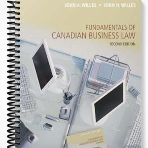 Test Bank for Fundamentals of Canadian Business Law 2nd Edition by Willes