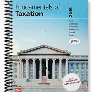 Test Bank for Fundamentals of Taxation 2015 8th Edition by Cruz
