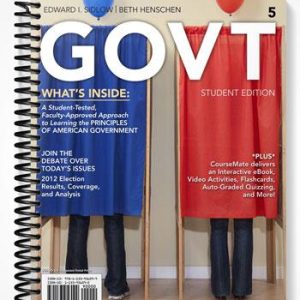 Test Bank for GOVT 5th Edition by Sidlow