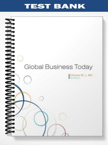 Test Bank for Global Business Today 6th Edition by Charles Hill
