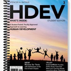 Test Bank for HDEV 3rd Edition by Rathus