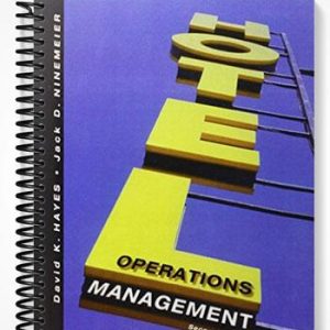 Test Bank for Hotel Operations Management 2nd Edition by Hayes