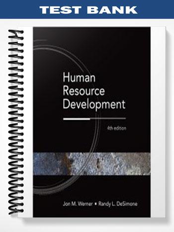 Test Bank for Human Resource Development 4th Edition by Werner