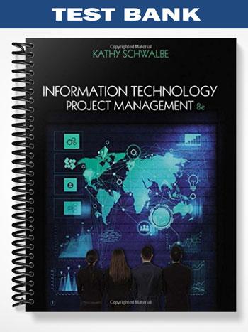 Test Bank for Information Technology Project Management 8th Edition by Kathy Schwalbe