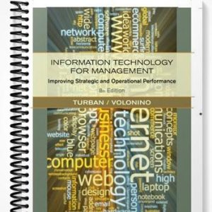 TestBankforInformationTechnologyforManagementImprovingStrategicandOperationalPerformance8thEditionbyTurban