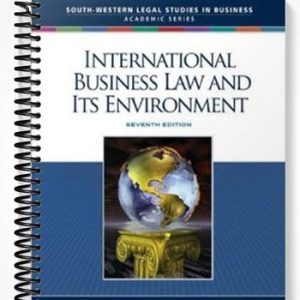 Test Bank for International Business Law and Its Environment 7th Edition by Schaffer
