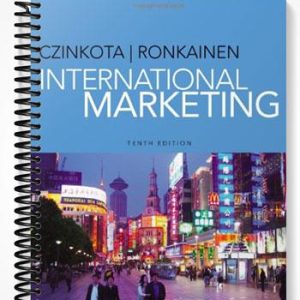 Test Bank for International Marketing 10th Edition by Czinkota