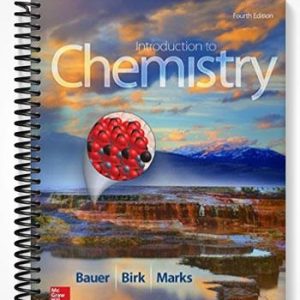 Test Bank for Introduction to Chemistry 4th Edition by Bauer