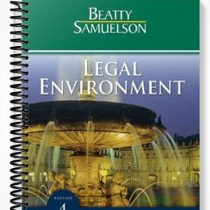 Test Bank for Legal Environment 4th Edition by Beatty