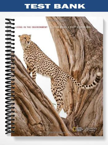Test Bank for Living in the Environment 18th Edition by Miller