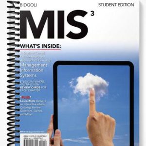 Test Bank for MIS 3 3rd Edition by Hossein Bidgoli