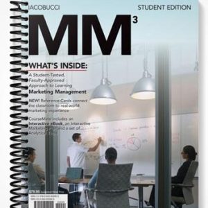 Test Bank for MM 3rd Edition by Dawn Iacobucci