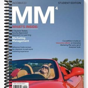 Test Bank for MM 4 4th Edition by Dawn Iacobucci