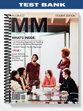 Test Bank for MM (Marketing Management) 1st Edition by Dawn Iacobucci