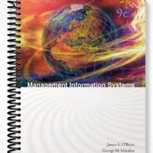 Test Bank for Management Information Systems 9th Edition by OBrien