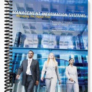 Test Bank for Management Information Systems Managing the Digital Firm Forth Canadian Edition 4th Edition by Laudon
