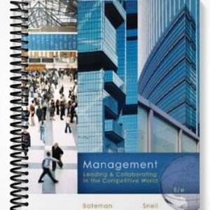 Test Bank for Management Leading & Collaborating in the Competitive World 8th Edition by Bateman