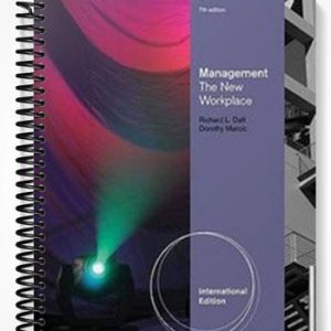 Test Bank for Management The New Workplace 7th Edition by Daft