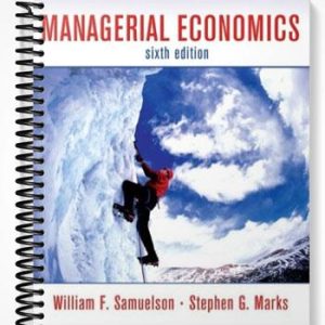 Test Bank for Managerial Economics 6th Edition by Samuelson