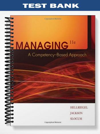 Test Bank for Managing A Competency-Based Approach 11th Edition by Hellriegel