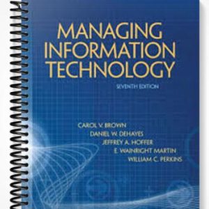 Test Bank for Managing Information Technology 7th Edition by Brown